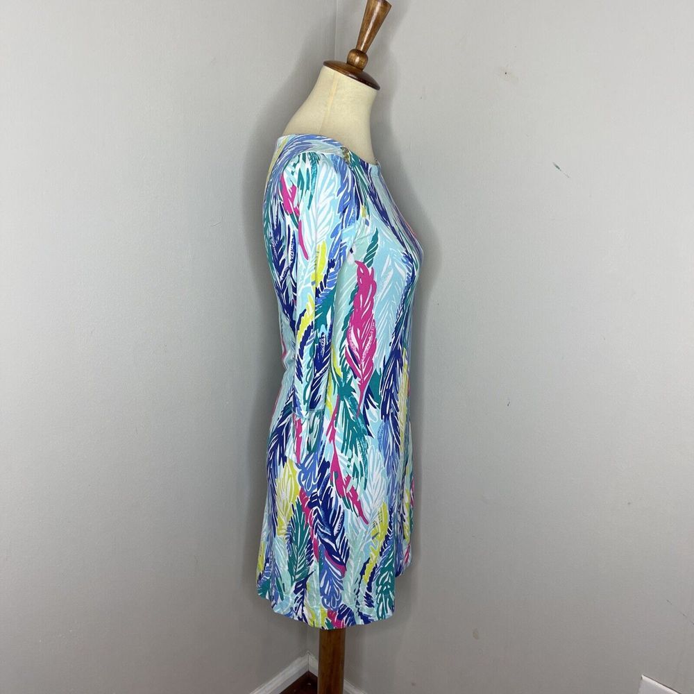 Lilly Pulitzer Sophie Dress UPF 50+ Light as a Feather 3/4 Sleeve Dress XS - Picture 4 of 10